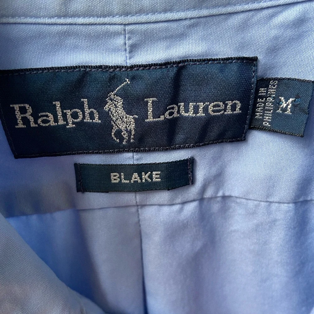 Blue Ralph Lauren button down. - Picture 3 of 4